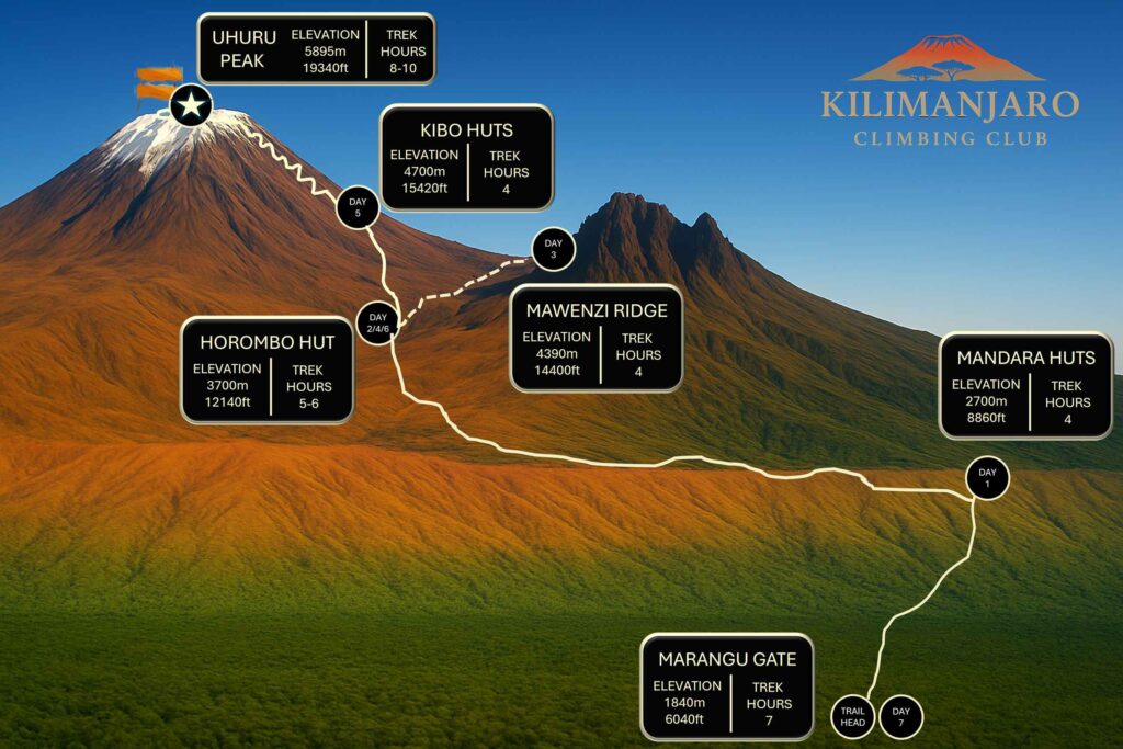 Kilimanjaro Climbing Club Marangu Route